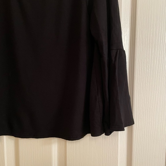 BB DAKOTA Bell Flare Pull Over Sweater in Black - Picture 5 of 13